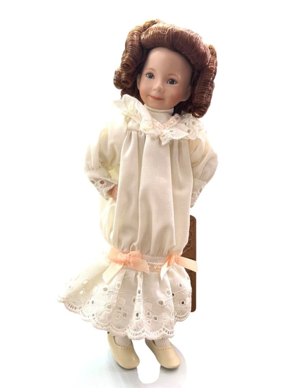 Good Little Girl With A Curl Porcelain Doll By Dianna Effner Ashton-Drake